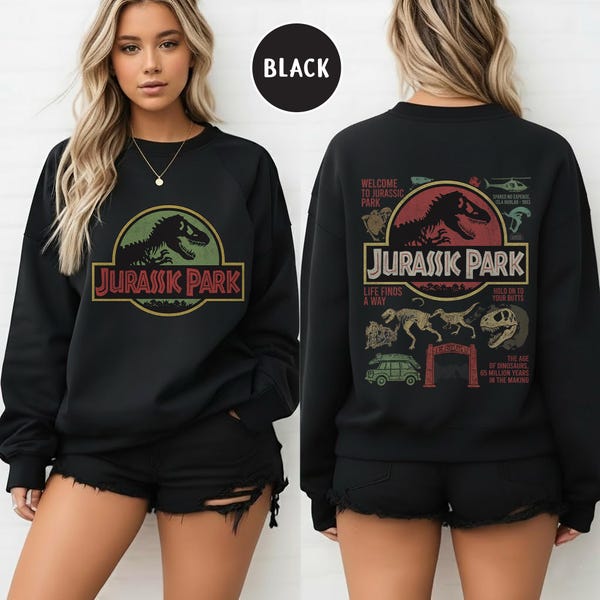 Camisetas de Jurassic Park con colores cómodos, camiseta vintage de Jurassic World, camiseta con el logo de Jurassic Park, camiseta de Disneyland Adventure, camiseta de dinosaurios de los 90