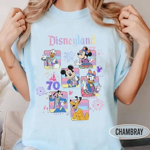 Disneyland 70th Anniversary Shirt, Disneyland Resort T-Shirt, WDW Family Vacation Sweatshirt, Mickey&Co Matching Sweater, Magic Kingdom Tee