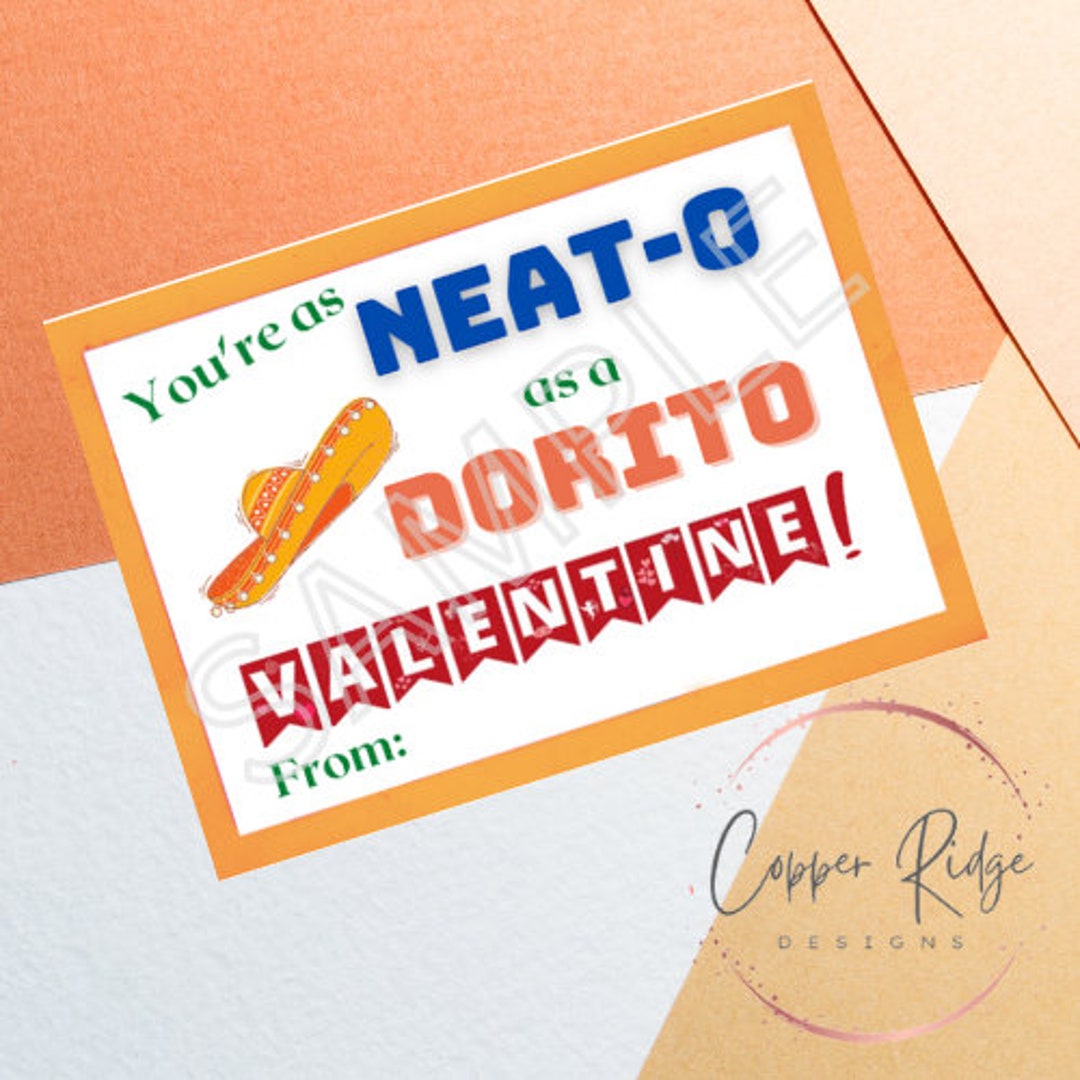 Dorito Valentine PNG - Etsy