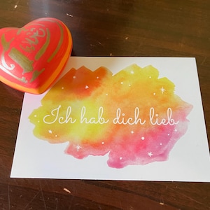 Postcard I love you