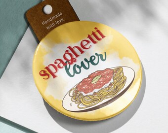 Spaghetti lover - Badge et Magnet 58 mm