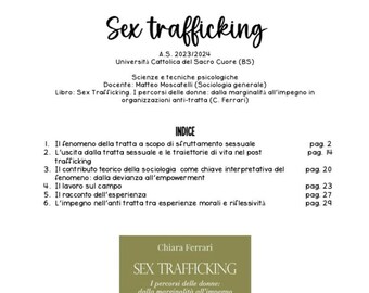 Summary of the book “Sex Trafficking” (C. Ferrari)