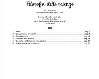 Complete Notes on Philosophy of Science, Academic Year 2025/2026 (G. Lo Dico)