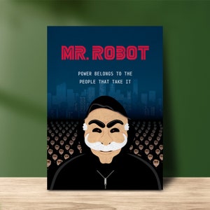 Mr. Robot poster, Premium matte paper