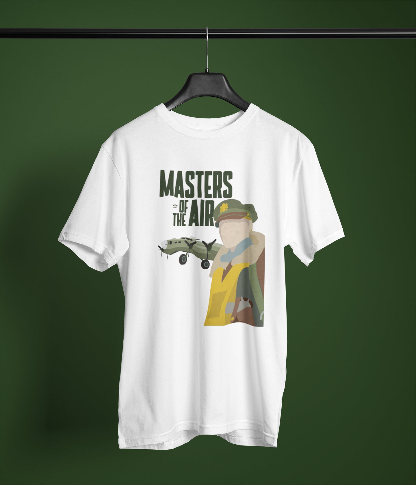Masters of the Air, Zwaar uniseks T-shirt met ronde hals