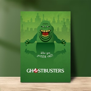 Ghostbusters Slimer poster, Premium matte paper