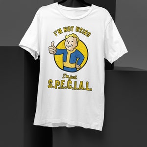 Fallout S.P.E.C.I.A.L., Heavyweight Unisex Crewneck T-shirt