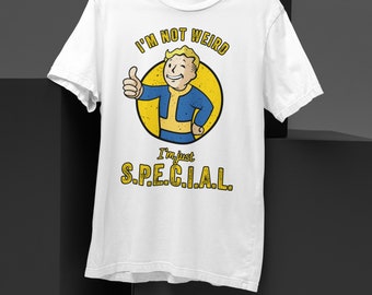 Fallout S.P.E.C.I.A.L., Heavyweight Unisex Crewneck T-shirt