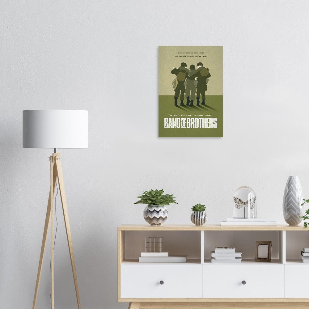 Poster Band Of Brothers Sur Toile - Décor Fanart Moderne 30x45 Cm - Affiche Murale Pour Chambre, Salon - 2