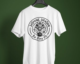 Jasmine Dragon Tea House, Heavyweight Unisex Crewneck T-shirt