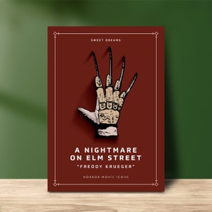 Póster de Pesadilla en Elm Street, Papel mate premium