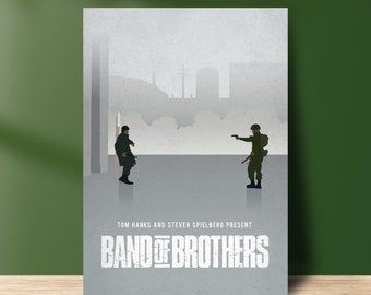 Band of Brothers-poster, premium mat papier
