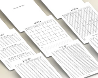 Financial Workbook / Budget Planner / Savings Tracker