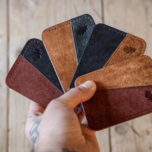 the Evershed wallet / cardholder / minimalistic wallet/ full grain Italian leather wallet