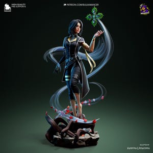Lune | Game inspired | SLA Resin Statue | Hand-Painted & Unpainted