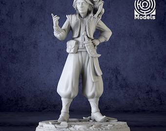 Ladro in miniatura da 28 mm a 40 mm - Miniatura DnD per giochi da tavolo - Miniatura DnD premium Dungeons and Dragons stampata in 3D
