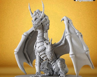 Cult Dragon Miniature – Resin Figure for DnD and Tabletop RPGs