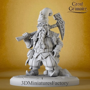 Miniature | Durgar Stonefury - DnD Miniature for Tabletop Games - Premium dnd Miniature - Dungeons and Dragons - 3D Printed