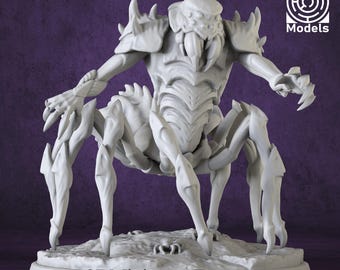 Miniature | LM - Spider Demon 2  - DnD Miniature for Tabletop Games - Premium dnd Miniature - Dungeons and Dragons 3D Printed