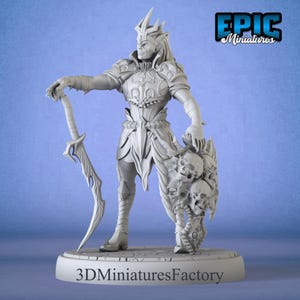 Miniature | Blood Paladin - DnD Miniature for Tabletop Games - Premium dnd Miniature - Dungeons and Dragons - 3D Printed