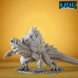 Miniatur | Schildkröte Zilla Sniff - DnD Miniatur für Tabletop Spiele - Premium dnd Miniatur - Dungeons and Dragons - 3D Gedruckt
