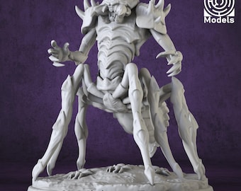 Miniature | Spider Demon 3  - DnD Miniature for Tabletop Games - Premium dnd Miniature - Dungeons and Dragons 3D Printed