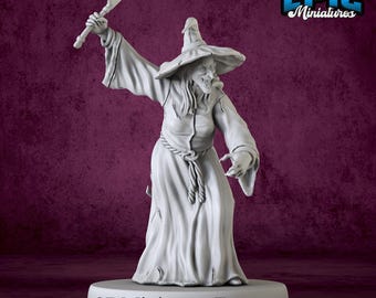 Green Hag Miniature – 3D Printed DnD Attack Pose Figure