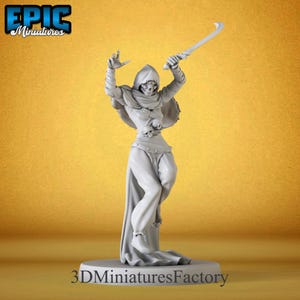 Miniature | Death Assassin - DnD Miniature for Tabletop Games - Premium dnd Miniature - Dungeons and Dragons - 3D Printed