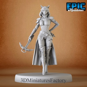 Miniature | Cat Burglar Rogue - DnD Miniature for Tabletop Games - Premium dnd Miniature - Dungeons and Dragons - 3D Printed