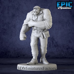 Miniature | Orc Henchman - DnD Miniature for Tabletop Games - Premium dnd Miniature - Dungeons and Dragons - 3D Printed