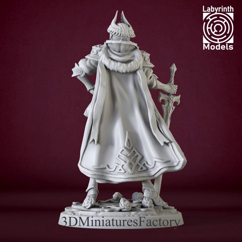 Miniature | Queen in Armor - Dnd Miniature for Tabletop Games - Premium ...