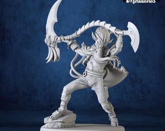 Mind Vagabond Attack Miniature | Resin Fantasy Figure for DnD & RPG