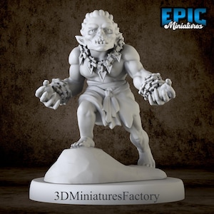 Goblin Berserk Miniature - DnD Miniature for Tabletop Games - Premium dnd Miniature - Dungeons and Dragons - 3D Printed
