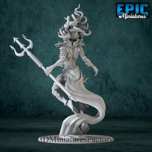 Miniature | Sea Titan Tethys Slide - DnD Miniature for Tabletop Games - Premium dnd Miniature - Dungeons and Dragons - 3D Printed