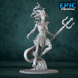 Miniature | Sea Titan Tethys Slide - DnD Miniature for Tabletop Games - Premium dnd Miniature - Dungeons and Dragons - 3D Printed