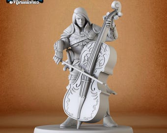 Vagabond Bard Miniature – Resin Figure for DnD and Tabletop RPGs