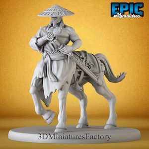 Miniature | Bushi Centaur - Player DnD Miniature for Tabletop Games - Premium dnd Miniature - Dungeons and Dragons