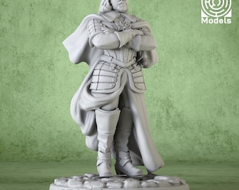 Miniature | Cardinal Richelieu  - DnD Miniature for Tabletop Games - Premium dnd Miniature - Dungeons and Dragons - 3D Printed