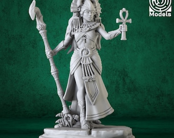 Priestess of Serket Miniature – Resin Figure for DnD and Tabletop RPGs