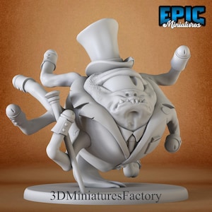 Miniature | Noble Eye Tyrant - DnD Miniature for Tabletop Games - Premium dnd Miniature - Dungeons and Dragons - 3D Printed