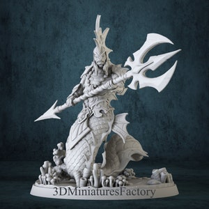 Sea Miniature Saatari Son of the Tide - DnD Miniature for Tabletop Games - Premium dnd Miniature -Dungeons and Dragons -High Quality