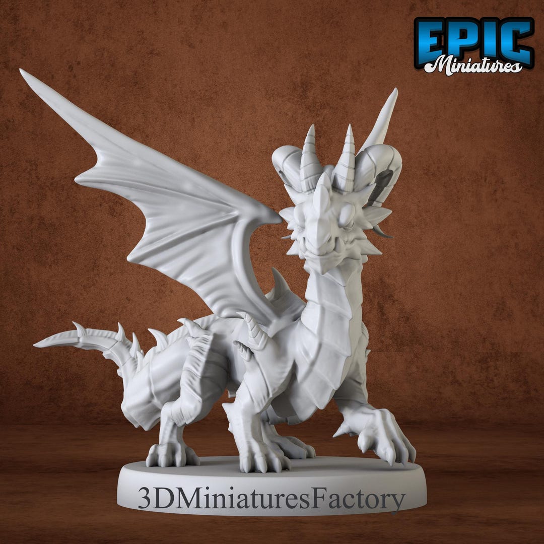 Miniature | Dragon Wyrmling - Dnd Miniature for Tabletop Games ...