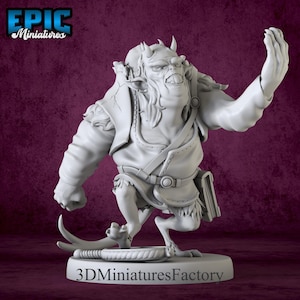 Miniature | Hunchback Fiend Mirror Break - DnD Miniature for Tabletop Games - Premium dnd Miniature - Dungeons and Dragons - 3D Printed