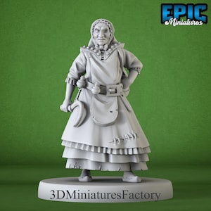 Miniature | Witch Coven One Eyed - DnD Miniature for Tabletop Games - Premium dnd Miniature - Dungeons and Dragons - 3D Printed