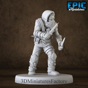 Miniature | Bandit Rogue - DnD Miniature for Tabletop Games - Premium dnd Miniature - Dungeons and Dragons - 3D Printed
