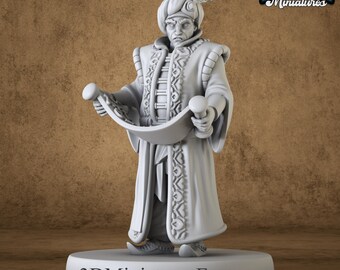 Noble Court Advisor - DnD Miniature Premium - Dungeons and Dragons - 3D Printed