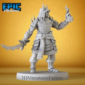 Miniatur | Oni Samurai - Spieler DnD Miniatur für Tabletop Spiele - Premium und Dnd Miniatur - Dungeons and Dragons