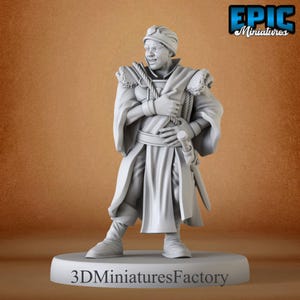 Miniature | Noble Prince - DnD Miniature for Tabletop Games - Premium dnd Miniature - Dungeons and Dragons - 3D Printed