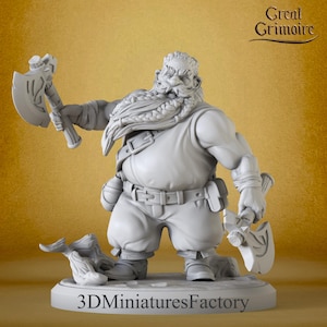 Miniature | Turik Darkpaw - DnD Miniature for Tabletop Games - Premium dnd Miniature - Dungeons and Dragons - 3D Printed