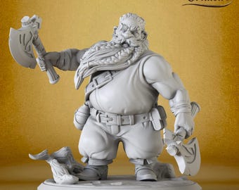 Miniature | Turik Darkpaw - DnD Miniature for Tabletop Games - Premium dnd Miniature - Dungeons and Dragons - 3D Printed